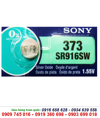 Sony SR916SW - 373, Pin đồng hồ Sony SR916SW - 373 silver oxide 1.55V